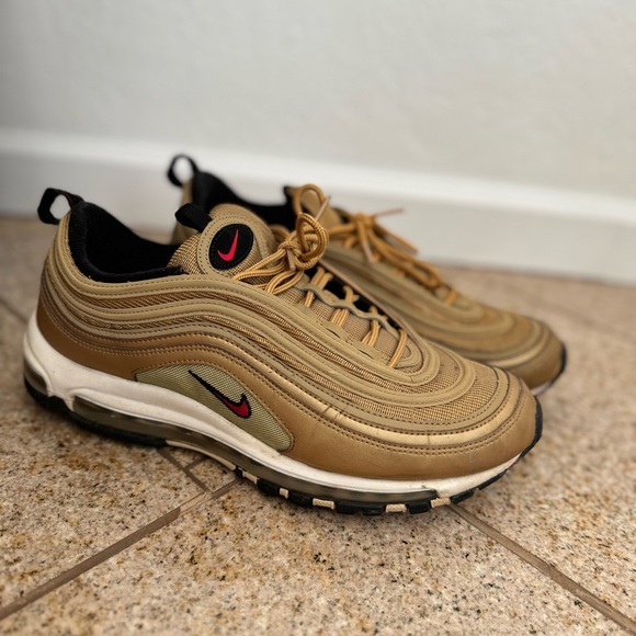 Nike Air Max 97 OG in Metallic Gold Men’s Size 12 - Picture 2 of 4